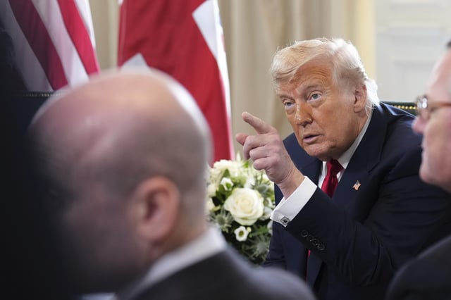 Trump says his name may have been planted in Jeffrey Epstein files