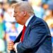 Trump seen pocketing FIFA medal as he walks on stage to hand Chelsea replica club championship trophy