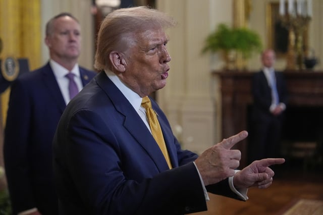 White House Reacts To Report That Bondi Told Trump He Was In Epstein Files