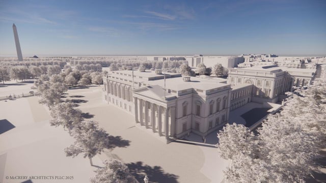 White House Unveils Plans for $200 Million East Wing Ballroom