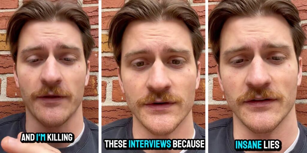 "You're losing to people like me": Man brags about lying on his entire resume to land a job