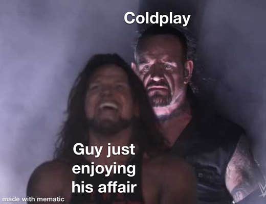 Coldplay Couple meme.