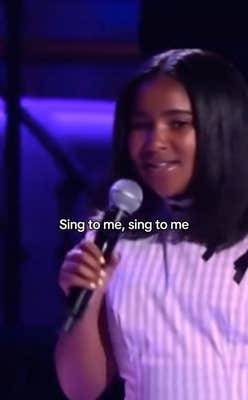 The trend relies on Jhené and Namiko’s ‘Sing to me,’ and is inspired by the heartfelt duet they performed for a VH1 Mother’s Day special on May 7, 2018. "Sing to me, sing to me"