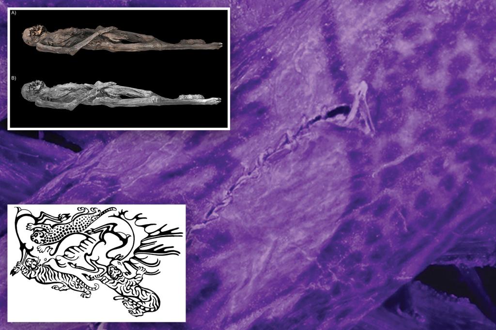 Wild tattoos of 2,500-year-old Siberian ‘ice mummy’ revealed for first time