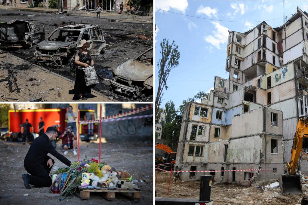 Three killed in Russia as Ukraine takes aim at Putin’s oil and military sites in retaliatory strikes