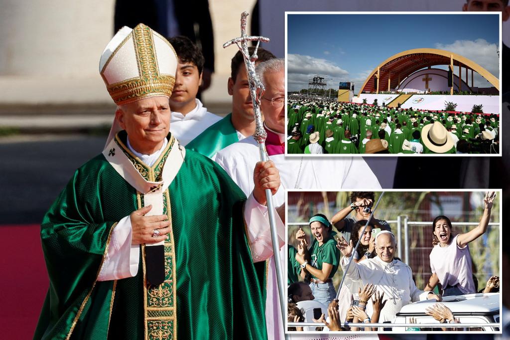 Pope Leo XIV rallies 1M youths in Rome, calling them ‘the sign a different world is possible’