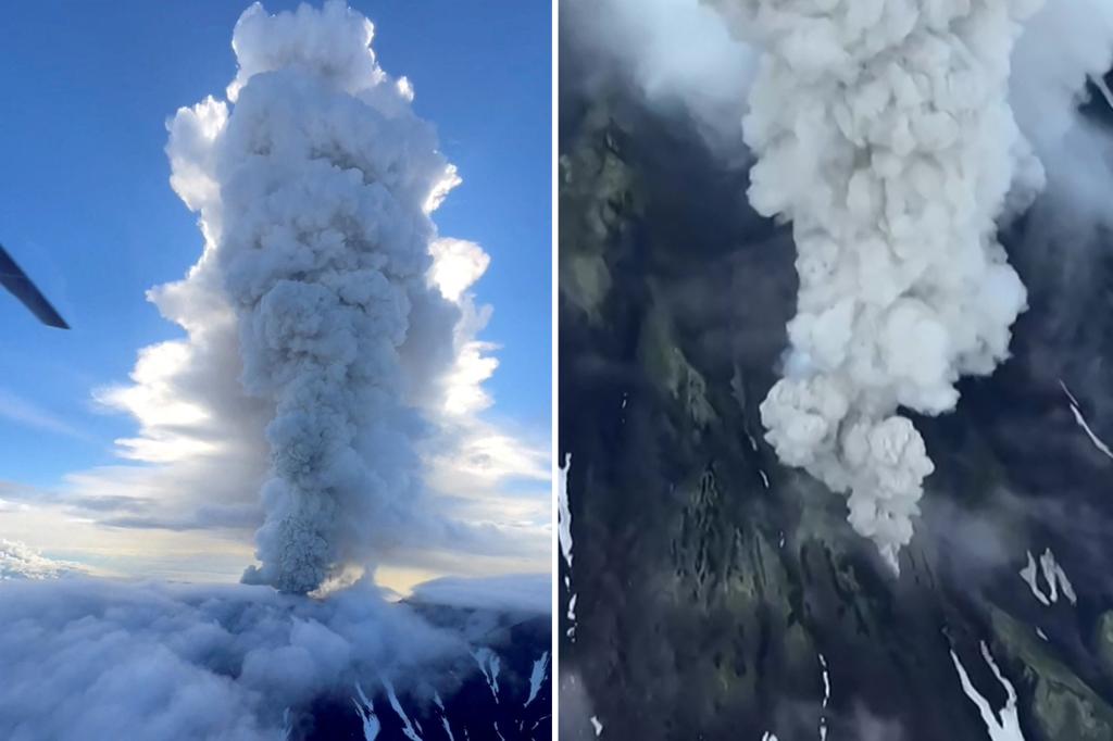 Russian volcano erupts for first time in centuries after massive earthquake strikes Kamchatka Peninsula