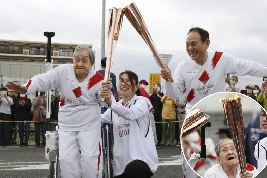 Japan’s oldest person is a 114-year-old retired doctor who carried an Olympic torch in 2021