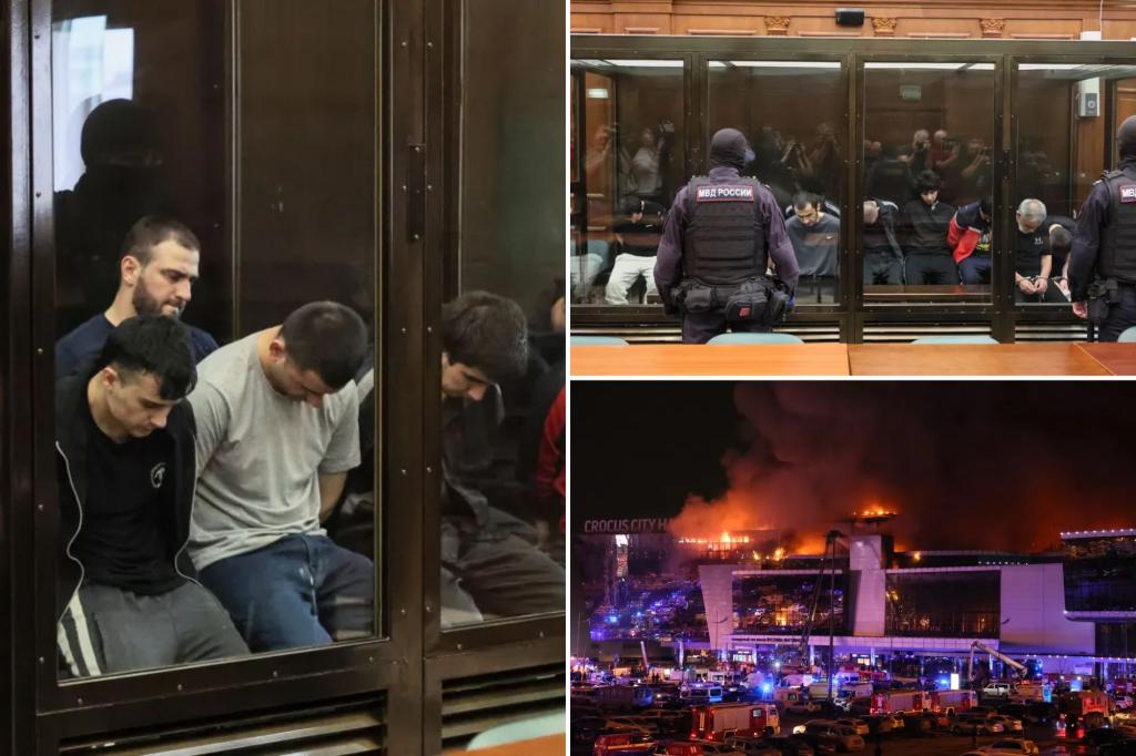 Trial begins for suspects in Moscow concert hall shooting rampage that left 149 dead, over 600 wounded