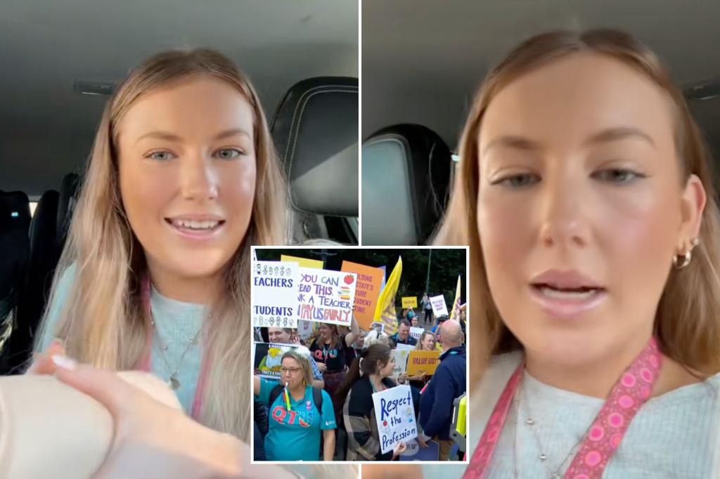 Australian teacher says she was beaten, sexually harassed by students as 50,000 teachers strike