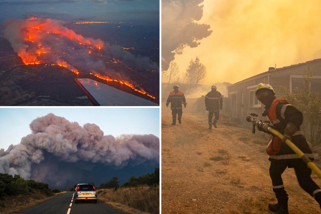 France’s biggest wildfire of the summer has eclipsed the size of Paris and is still spreading