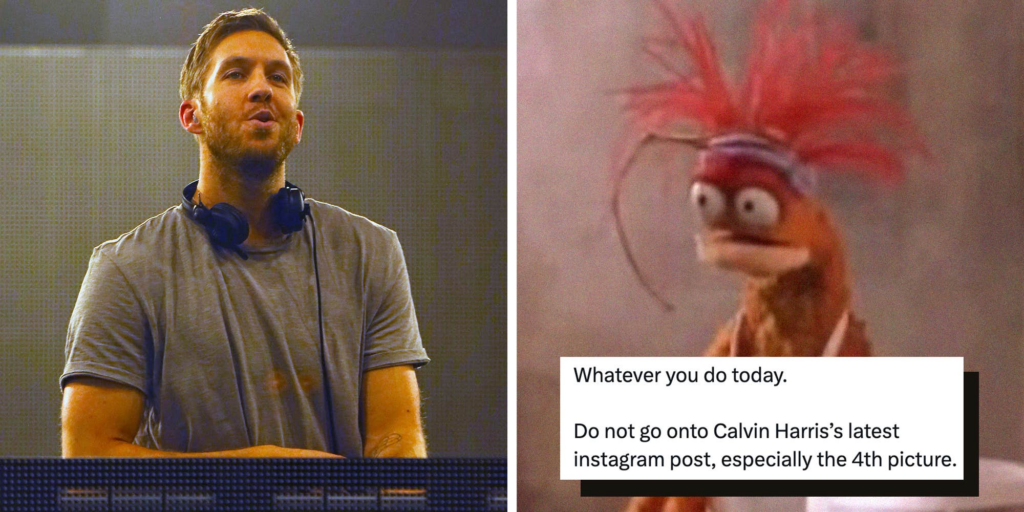 "No one is ready for that": Calvin Harris praised for normalizing childbirth in shocking new Instagram post—while completely horrifying others