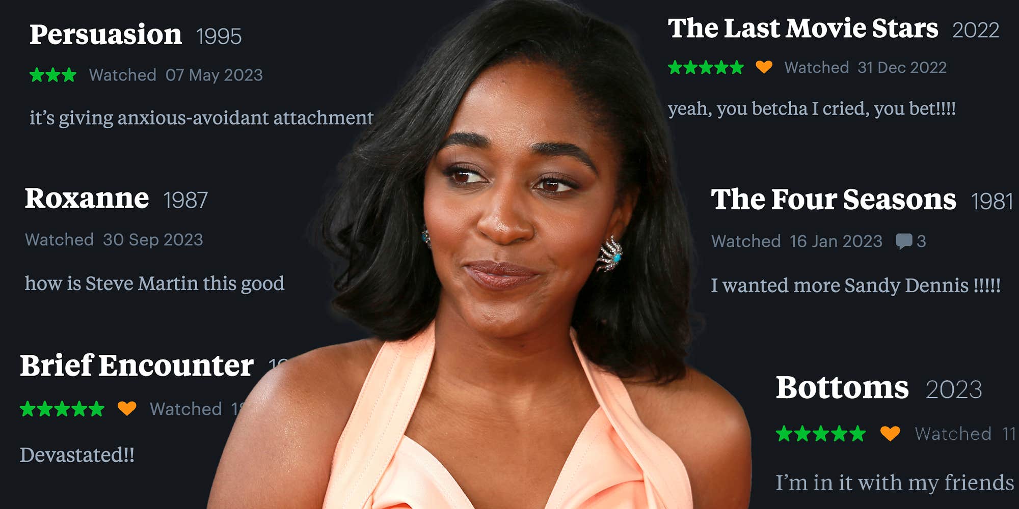 "Acting is genuinely so stupid": The 12 best Letterboxd reviews from Ayo Edebiri