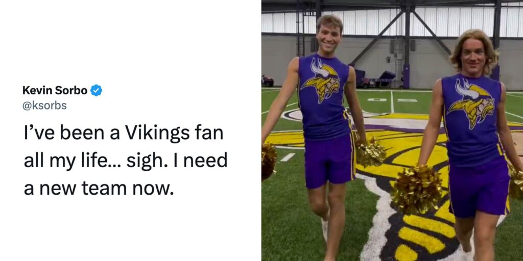 "I call for a boycott": Minnesota Vikings add two male cheerleaders and the usual suspects can't cope