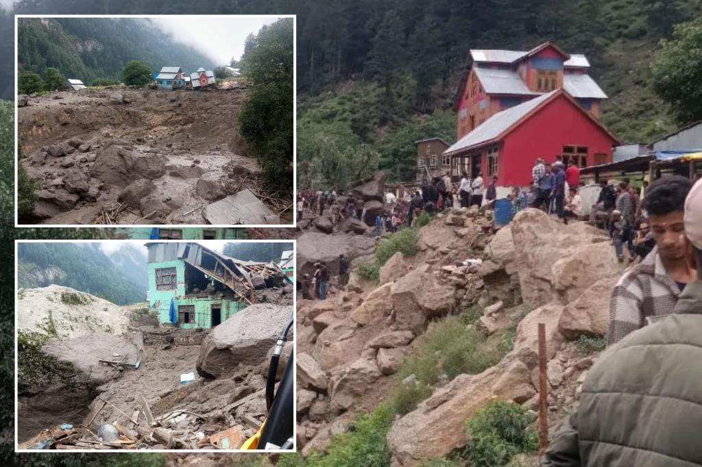 Flash floods in remote village in Kashmir leave over 30 people dead, 50 missing: Indian officials