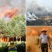 Spain, Portugal and Greece battle raging wildfires amid grueling heatwave