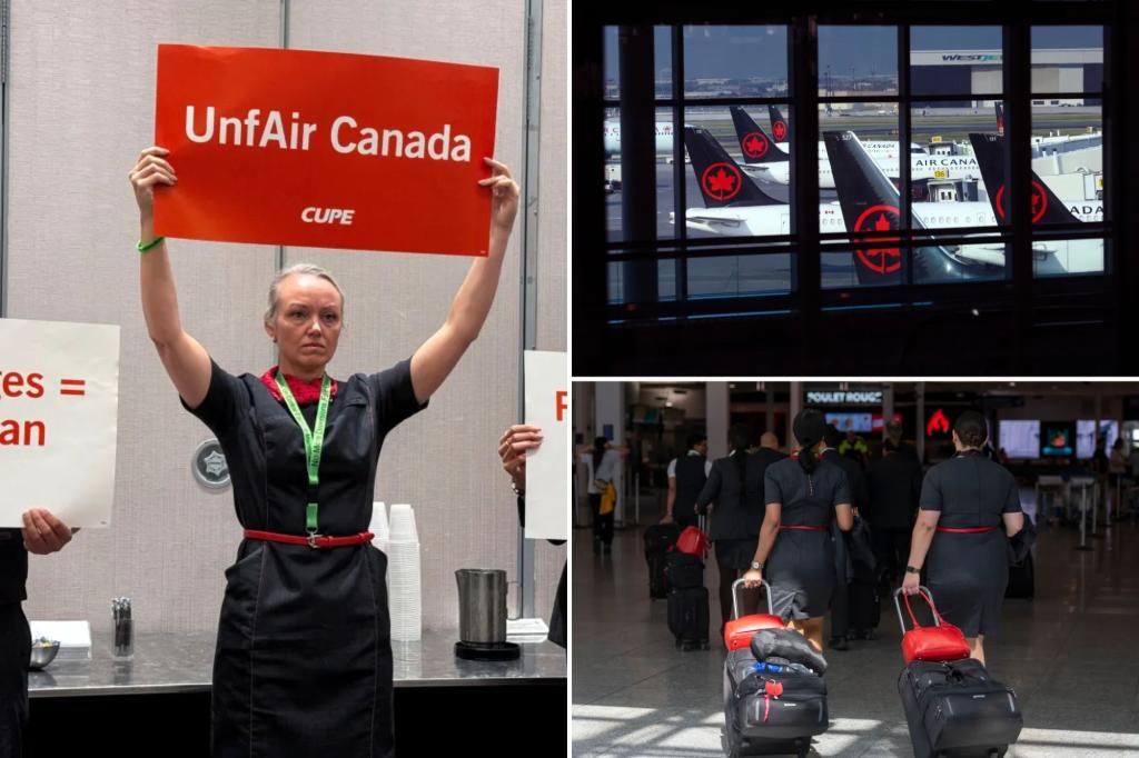 Air Canada cabin staff go on strike, grounding hundreds of flights
