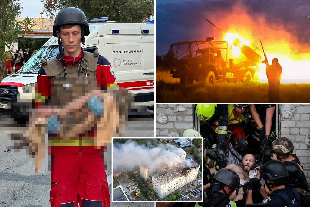 Russia strikes Kharkiv, killing 3 including toddler on eve of White House meeting with Zelensky: Ukraine