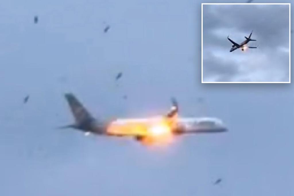 Boeing plane makes emergency landing after engine bursts into flames: ‘I already sent goodbye texts’