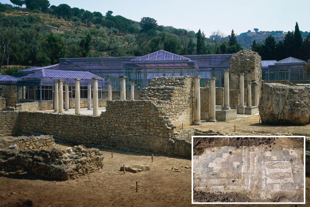 Ancient Roman mosaic in Sicily reveals ‘extraordinary’ find resembling modern footwear