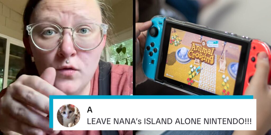 "This is her life": Gamer begs Nintendo not to "brick" her grandmother’s Switch, where Animal Crossing is her whole world