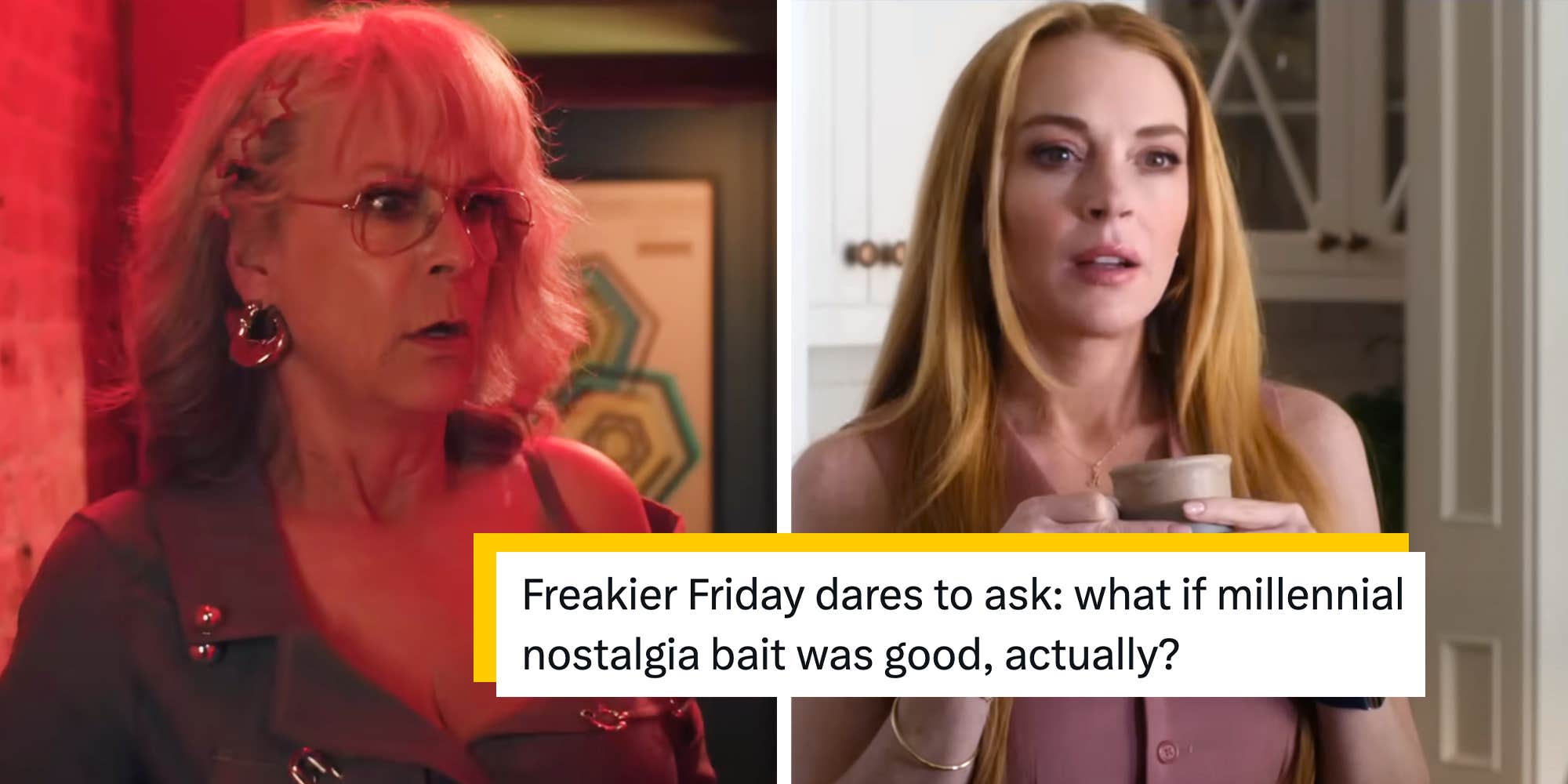 "Never seen a comeback as great as Lindsay Lohan's": Millennials are loving "Freakier Friday" and its 2000s nostalgia