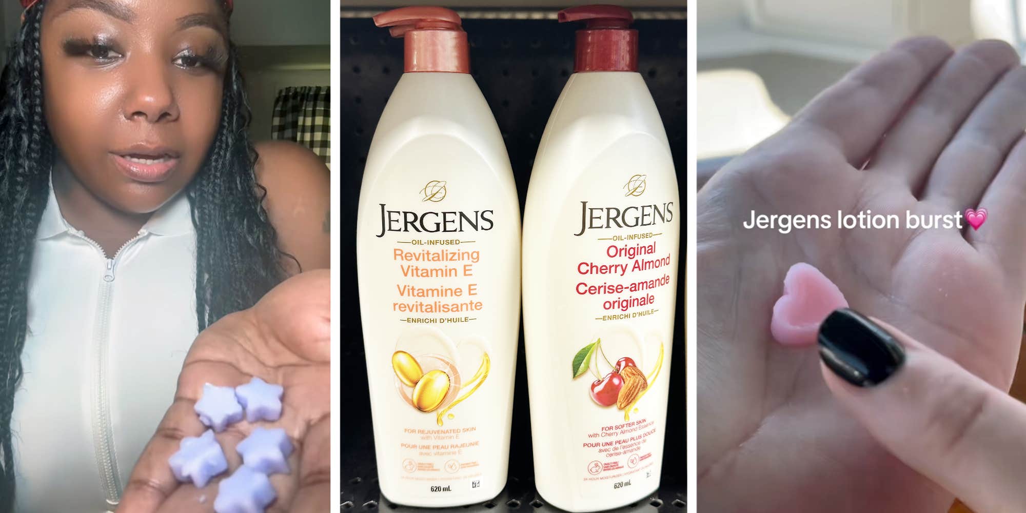 38 pumps of dried lotion": Jergens new line of portable product immediately compared to "lotion crust