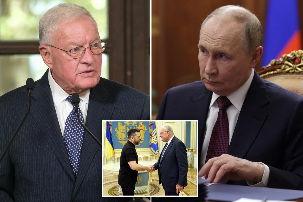 Ukrainians hail Trump envoy as ‘St. Kellogg’ — thankful Putin dares not attack Kyiv while he’s there