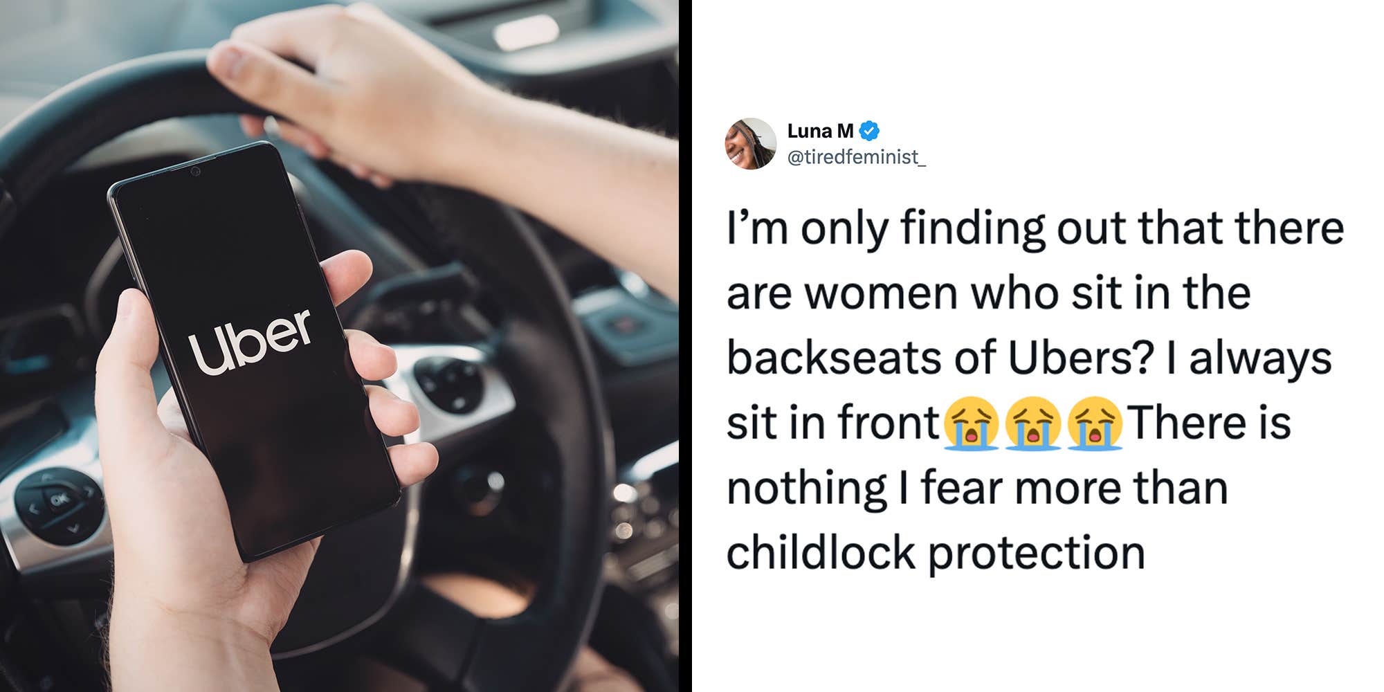 Should you sit in the front or back of an Uber? Riders can't agree on what's safer