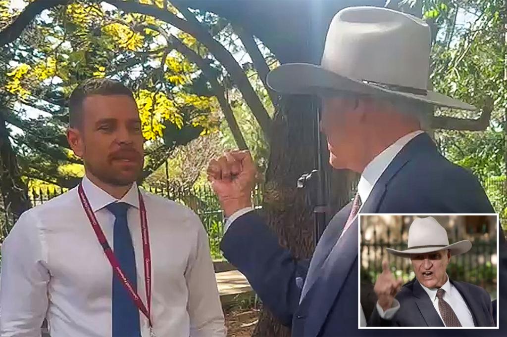 Australian lawmaker Bob Katter threatens journalist with fist at press conference: ‘Don’t say that!’