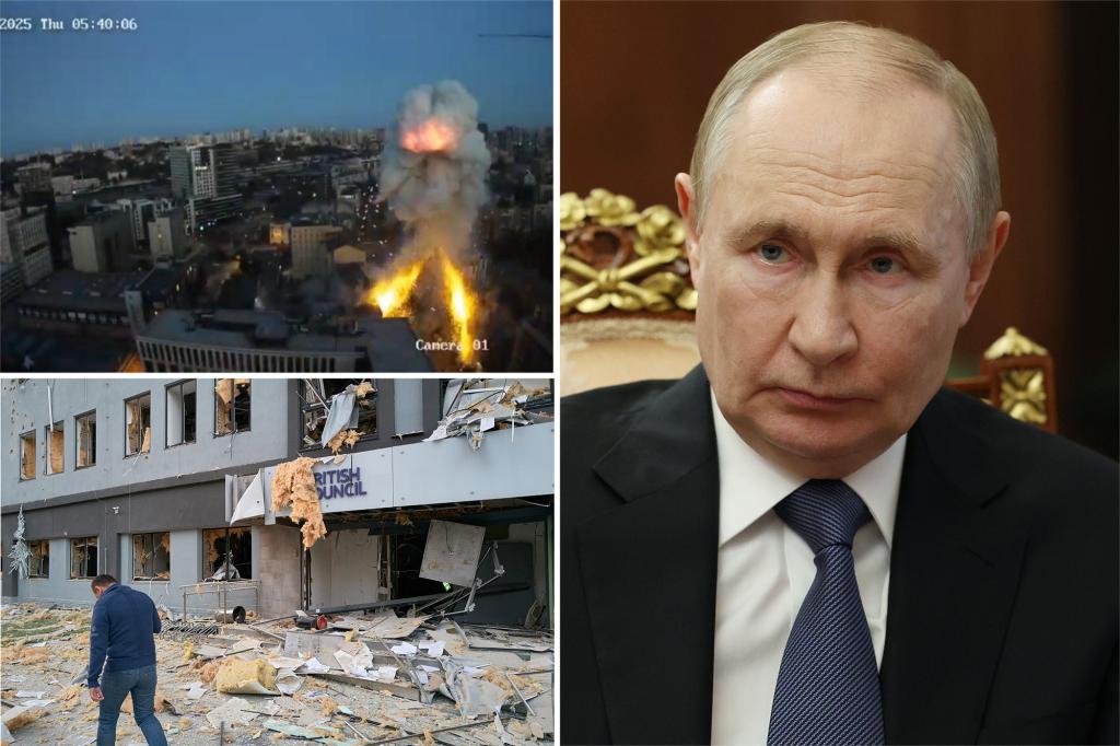 UK, EU accuse Putin of ‘sabotaging peace’ after deadly Kyiv airstrikes hit their council offices