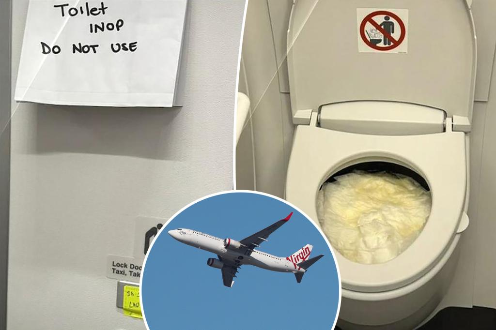 Flight crew tells passengers to pee in bottles after plane’s toilets break