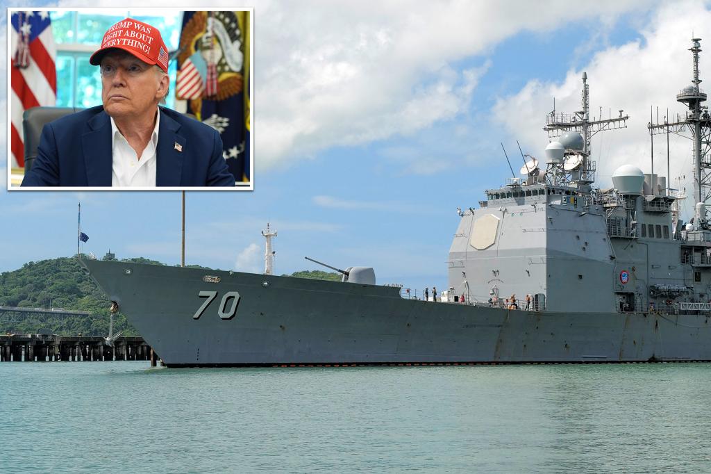 Trump deploys warships to Venezuelan waters to counter threats from local drug cartels