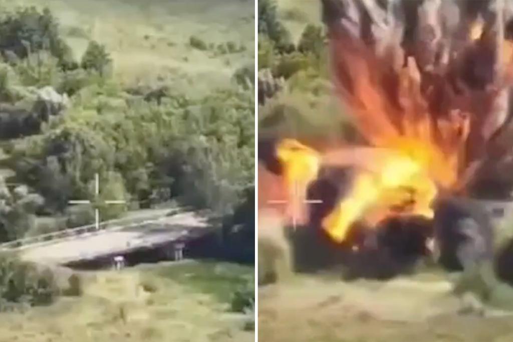 Ukraine uses drones to blow up hidden mines and take down Russian bridges