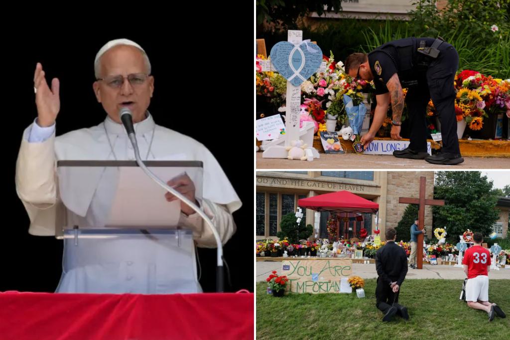 Pope calls for end of ‘pandemic of arms’ in aftermath of Minnesota church shooting