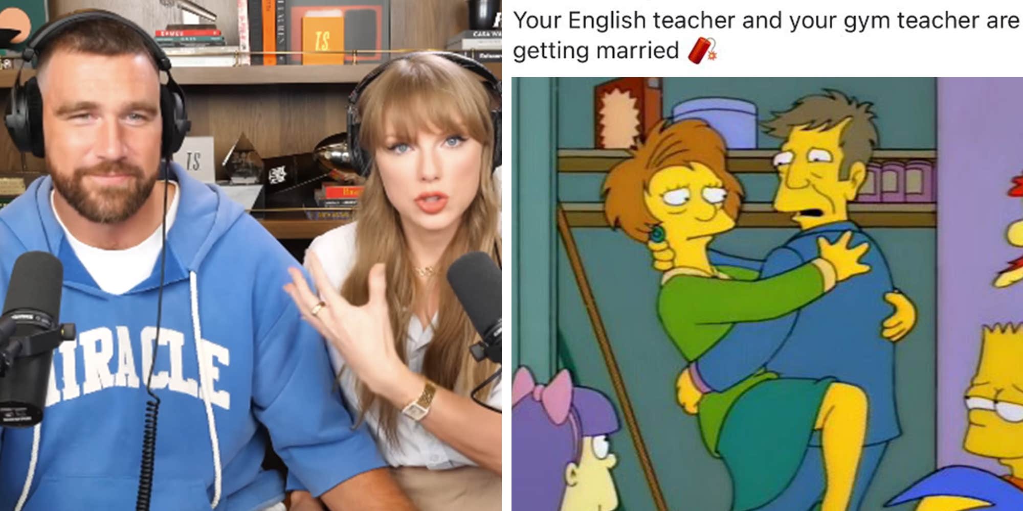 26 memes and reactions to Taylor Swift and Travis Kelce's engagement breaking the internet