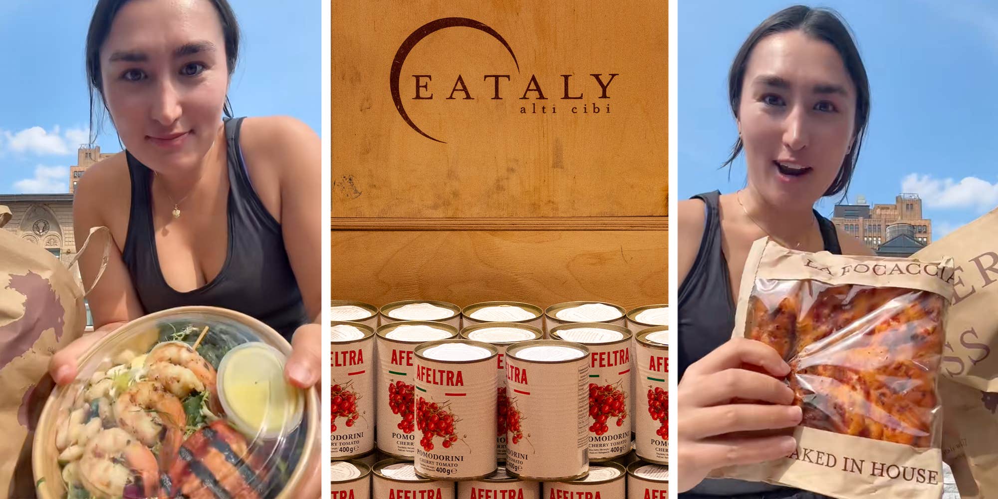 A food reviewer scores an entire bag of Eataly goods for just $9
