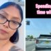 Angie the ICE Chaser is "single-handedly striking terror into ICE agents" as she tails them across Los Angeles