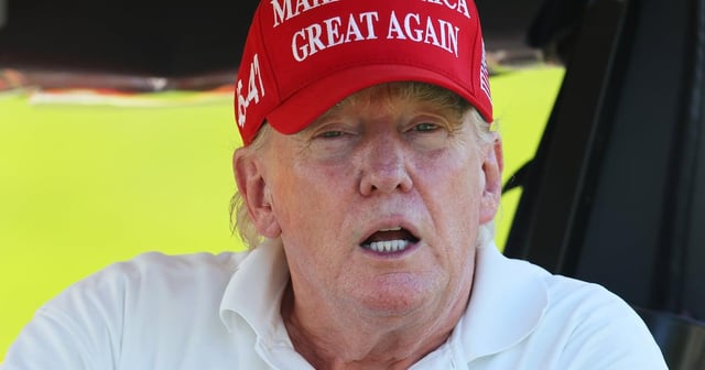 Bystanders Greet Trump’s Golfing Motorcade With Middle-Finger Salute