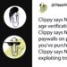 Clippy the paperclip is taking over profile pics across the internet in protest of big tech