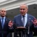Democrats see their party as ‘weak and ineffective’ in fighting Trump, damning new poll finds | Opposition struggling to hold Donald Trump’s administration to account and accused of ‘rolling over’ by their own supporters in latest survey of voter sentiment