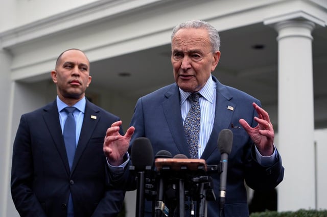 Democrats see their party as ‘weak and ineffective’ in fighting Trump, damning new poll finds | Opposition struggling to hold Donald Trump’s administration to account and accused of ‘rolling over’ by their own supporters in latest survey of voter sentiment