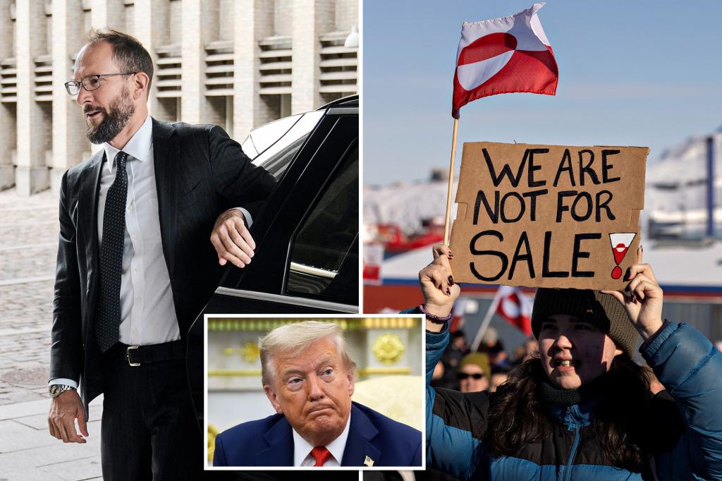 Denmark summons top US envoy to protest actions of Trump allies in Greenland