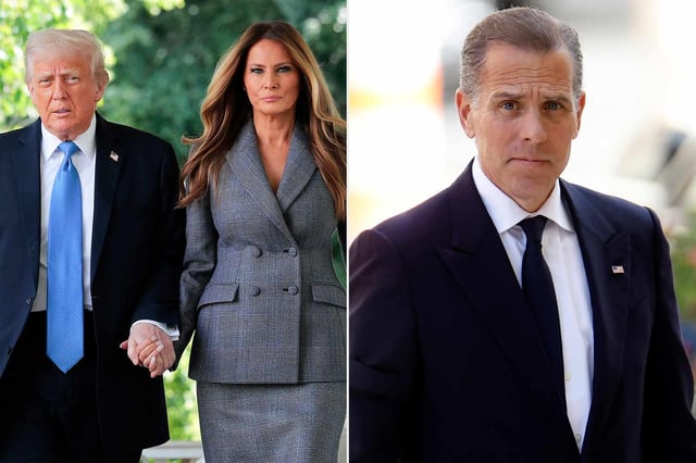 Donald Trump Says He's the One Who Told Melania to Threaten Hunter Biden with $1B Lawsuit: 'I Let Her Use My Lawyers'