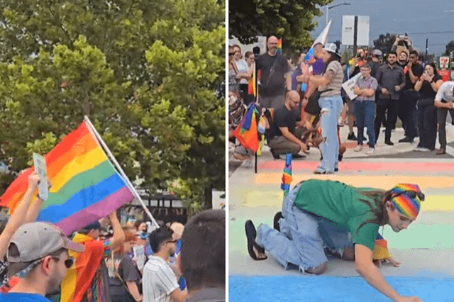 Florida locals defy Ron DeSantis by restoring Pulse rainbow crosswalk