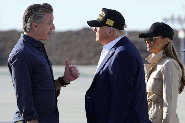 Gavin Newsom Accuses Donald Trump of 'Bending His Knee' to Vladimir Putin