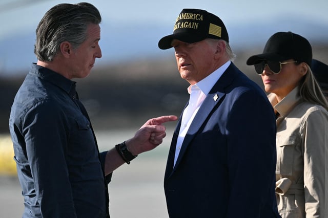 Gavin Newsom calls Donald Trump "leading" socialist of our time