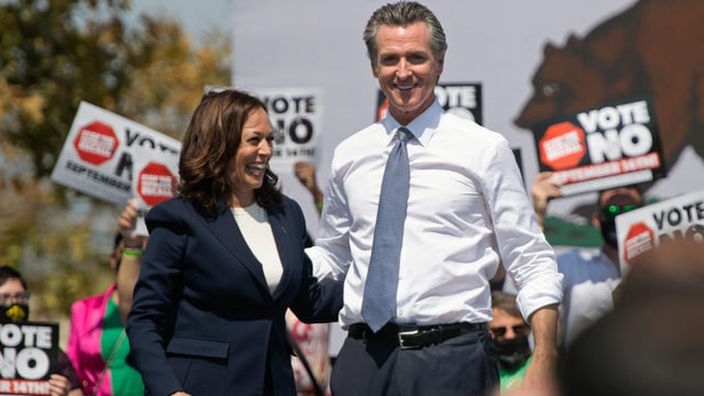 Gavin Newsom tops Kamala Harris in 2028 presidential poll of California Democrats