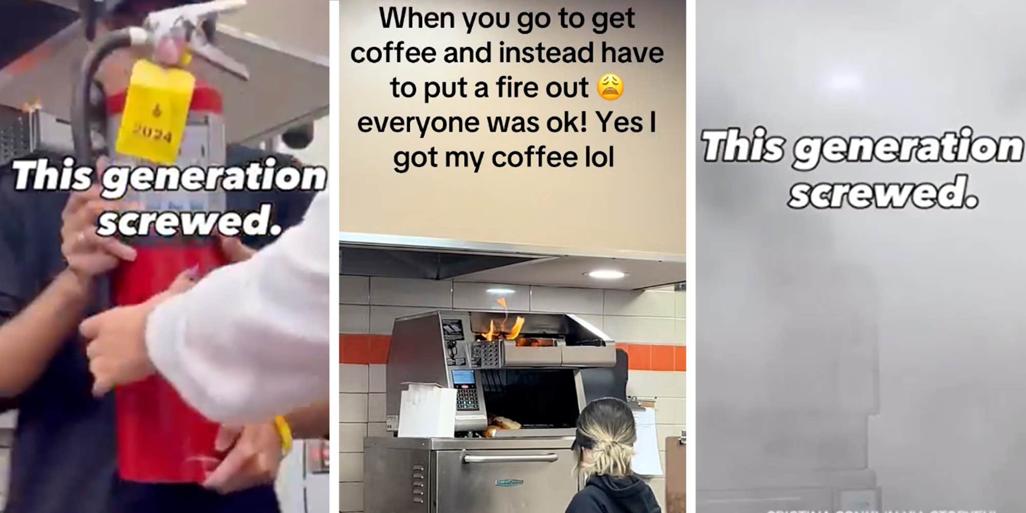 "Gen Z is so unserious": Dunkin' Donuts customer ignites debate after putting out a fire staff ignored