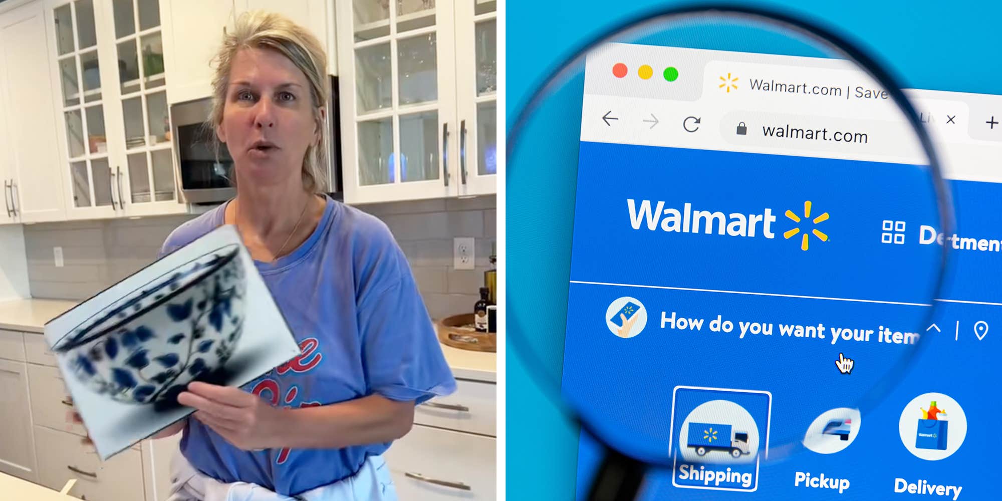 "How does this even happen?": Boomer mom orders a bowl from Walmart Marketplace. She can't believe what arrives